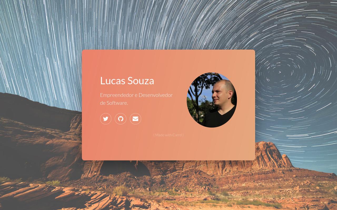 Carrd profile picture for @lucassouza